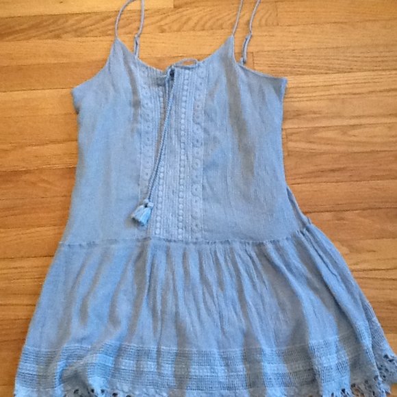 Blue Boho Sundress - Picture 1 of 5